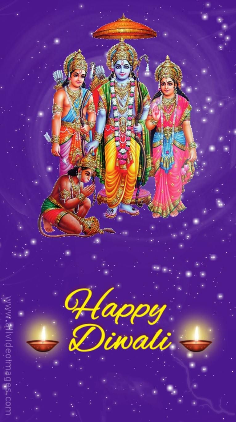 Happy Diwali Mobile wallpaper. Lord Ram Video Image