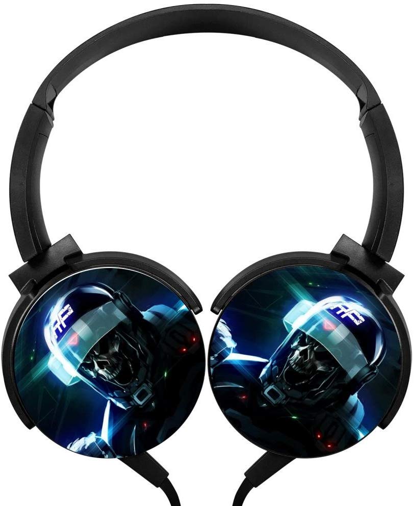 Xerjij Riot Wallpaper Wired Stereo Headset Bass Headphones
