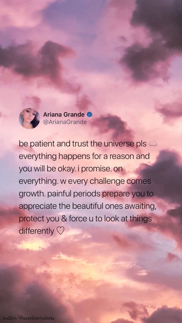 Powerful advice from Ariana Grande