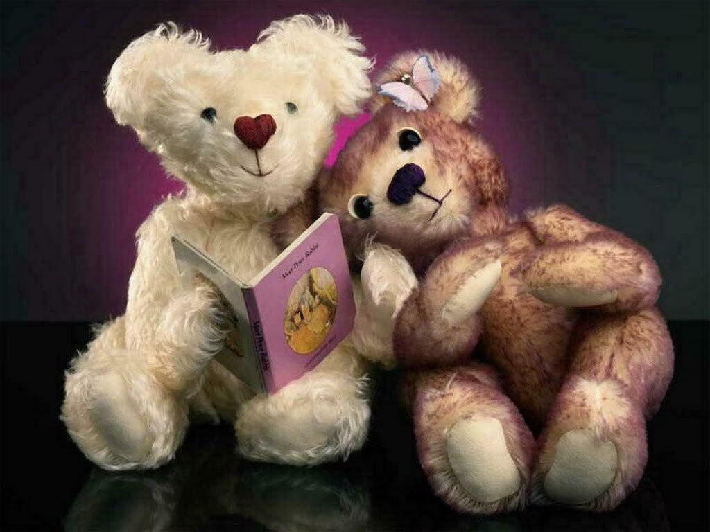sweet friendship wallpaper - Teddy bear wallpaper, Teddy bear