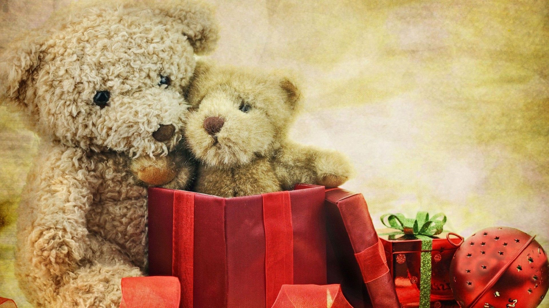 Cute Teddy Bear Wallpaper HD. Christmas teddy bear, Teddy day