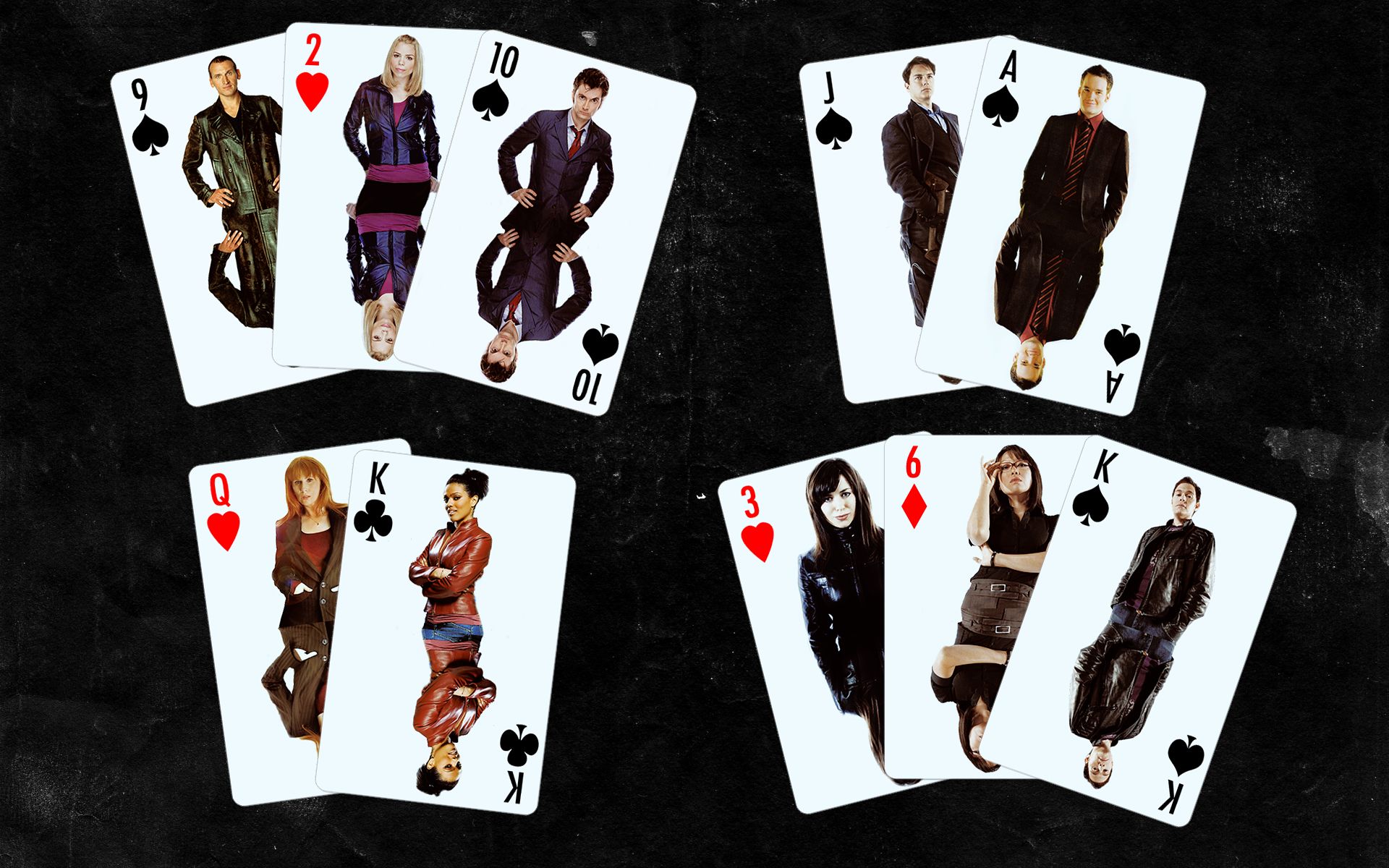 cards, Rose Tyler, David Tennant, Torchwood, Doctor Who