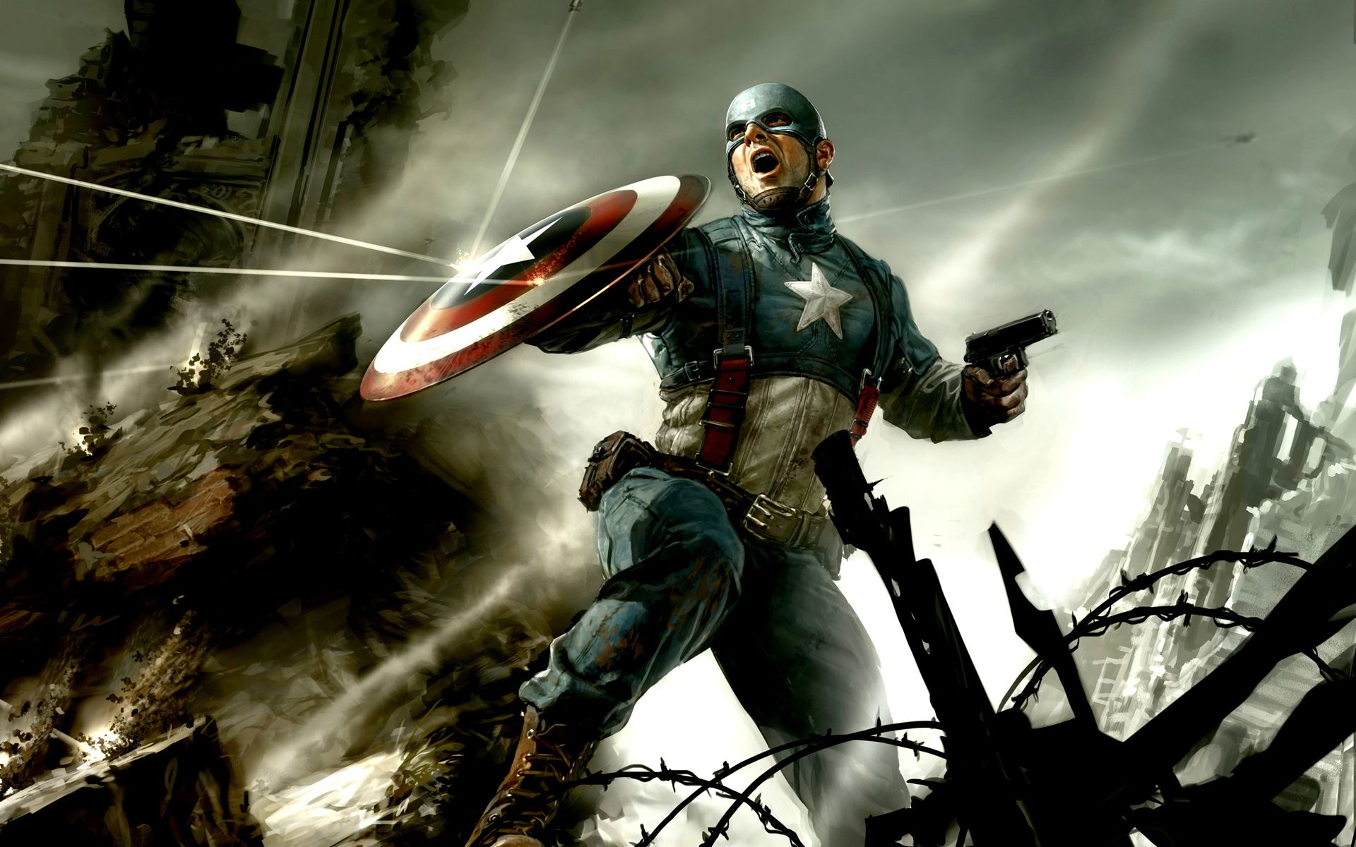 Captain America Desktop Wallpaper