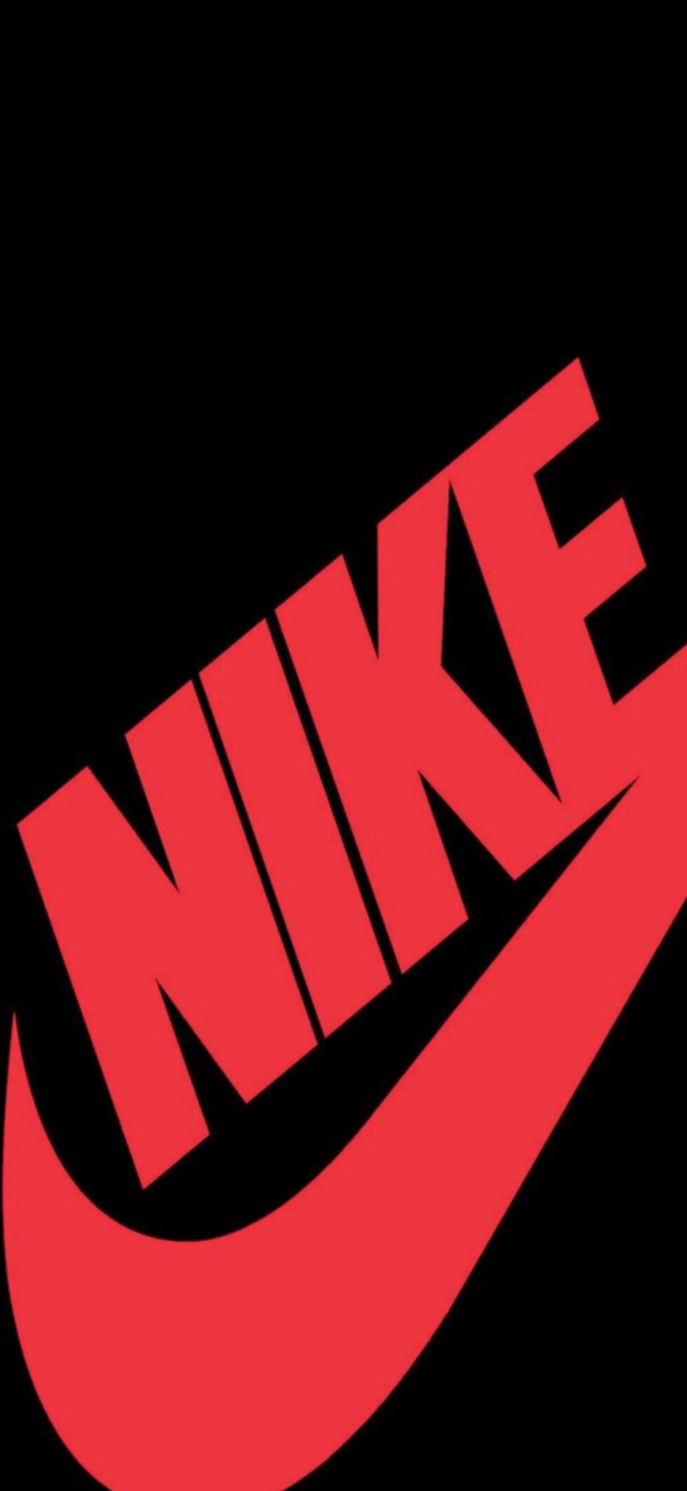 Wallpaper iPhone X logo. Nike logo wallpaper