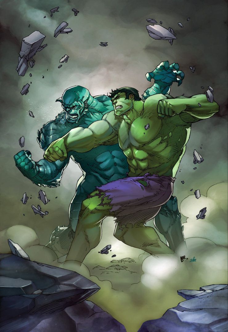 Hulk vs Abomination by toonfed. Hulk avengers, Hulk, Marvel
