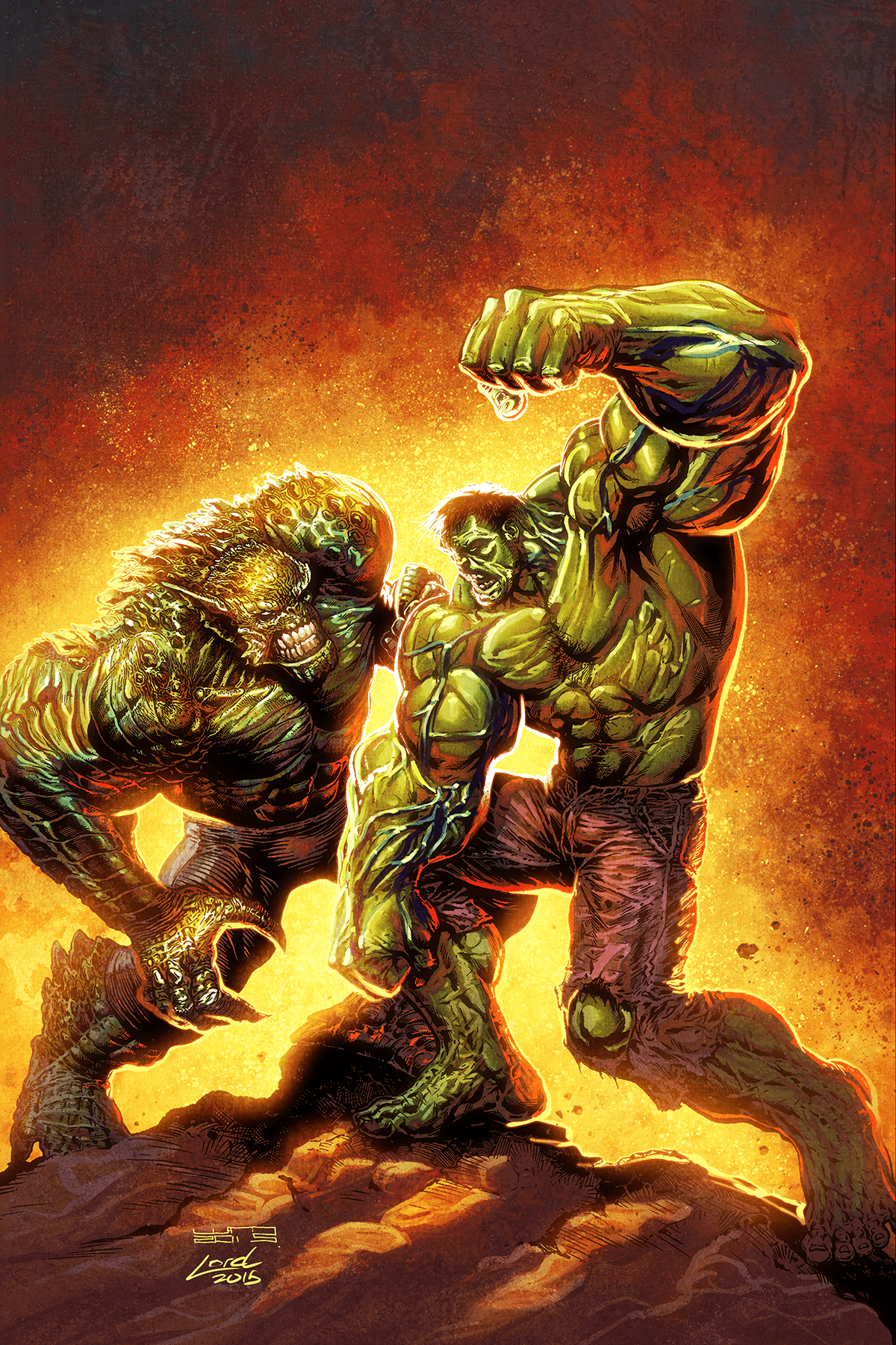 Hulk VS Abomination by Liam Sharp and Ryan Lord