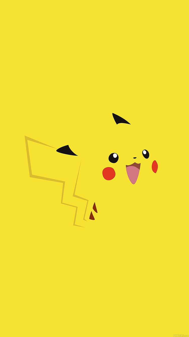 iPhone7papers pikachu illust minimal art