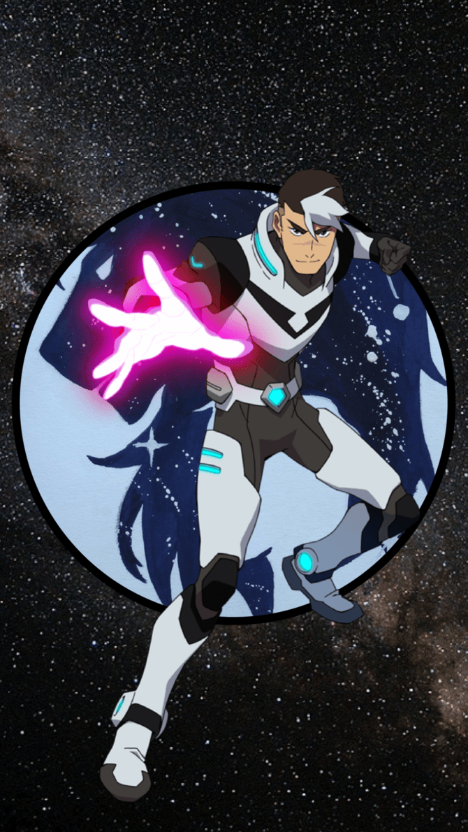 Shiro the Black Paladin of the Black Lion of Voltron from Voltron