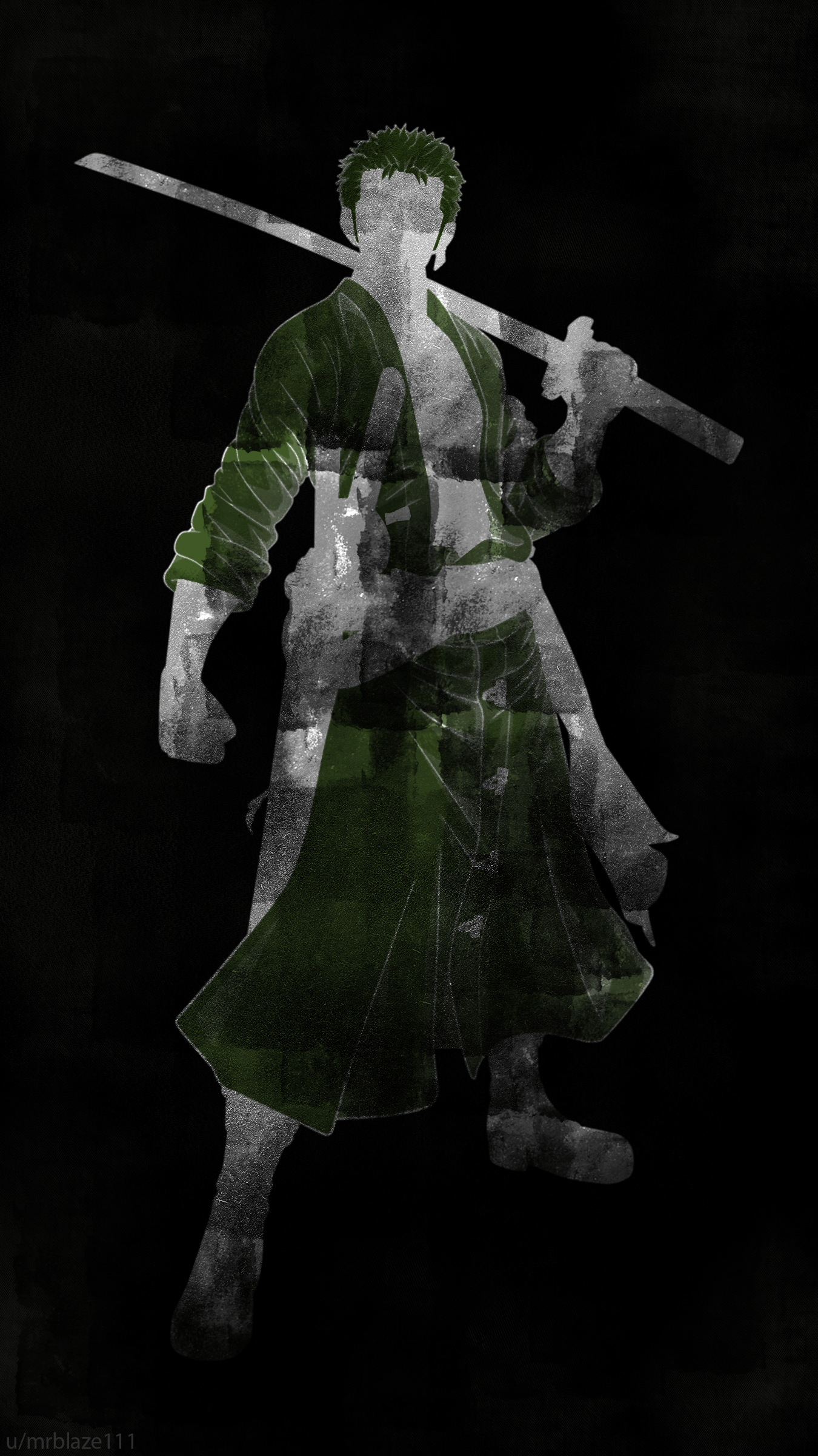 Zoro Wallpaper I made for mobile