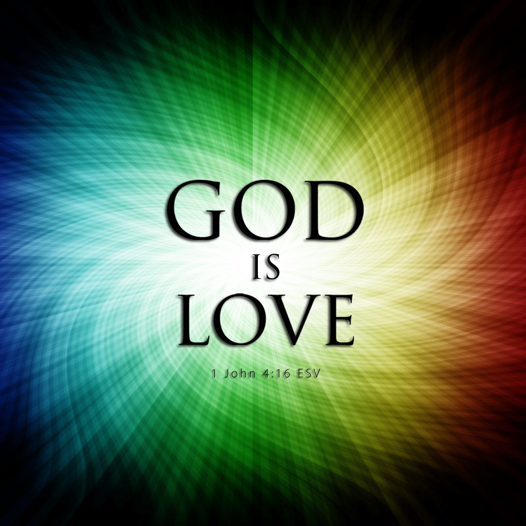 god is love iphone wallpaper