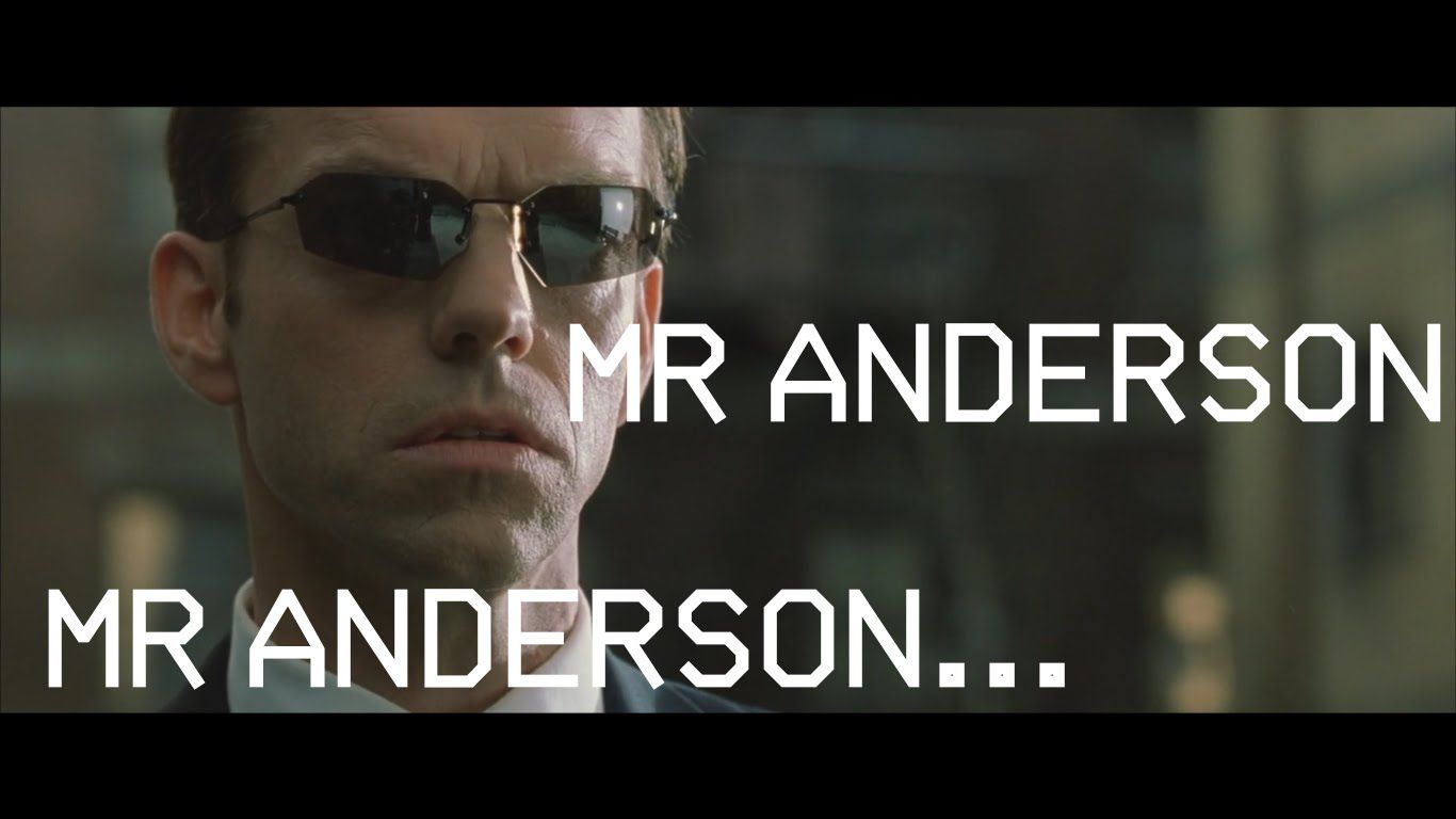 Why does Agent Smith keep addressing Neo as Mr.Anderson?