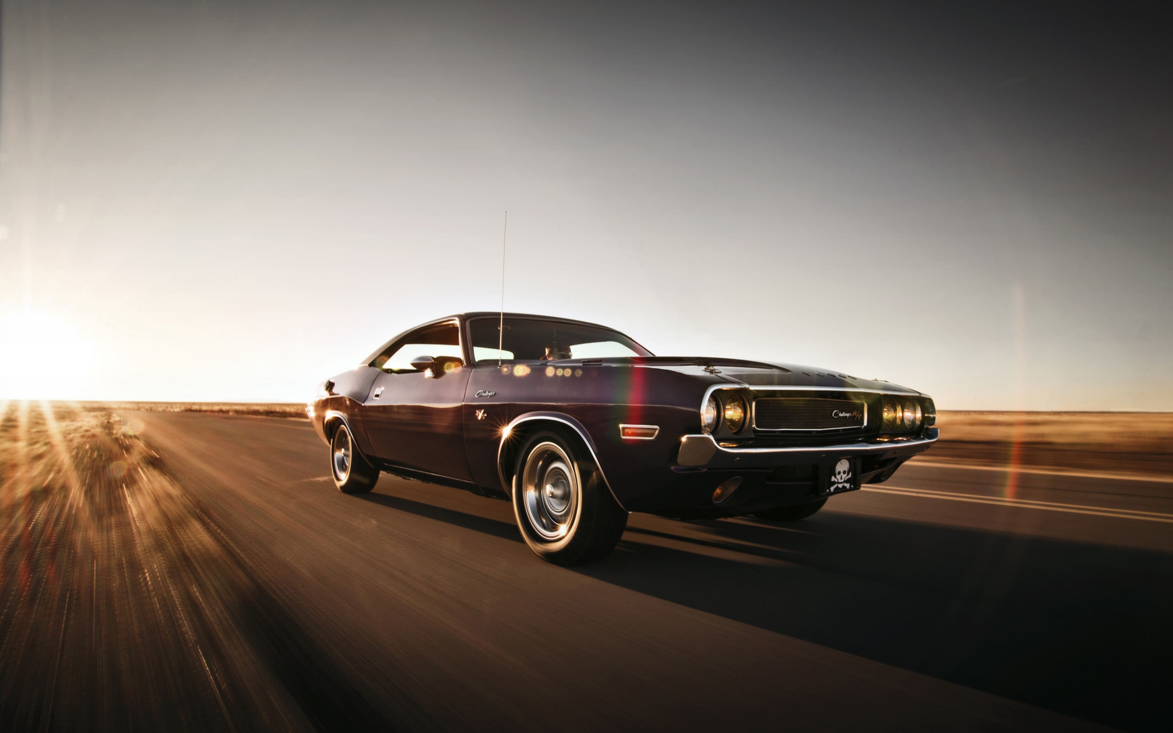 Free download Dodge Challenger In Desert Speed Car HD Wallpaper