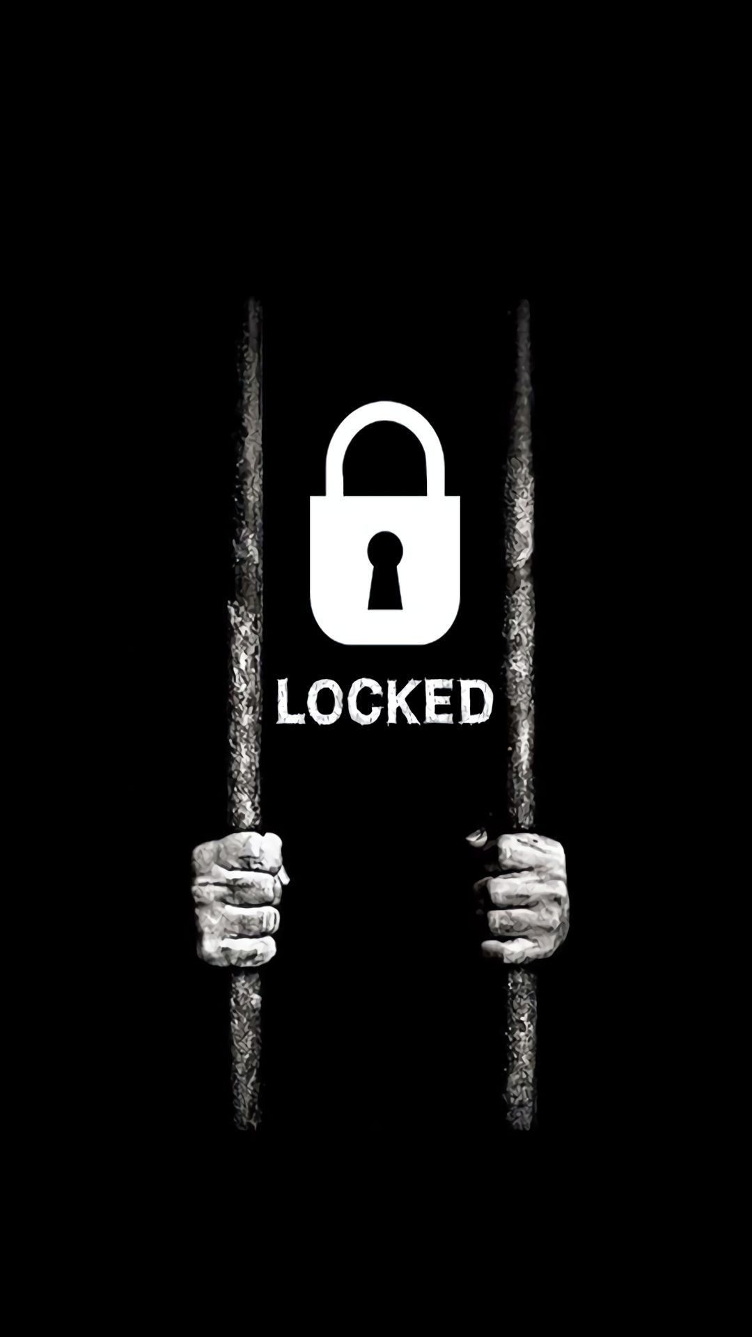 Locked #black #AMOLED. Cool lock screen wallpaper, Phone lock