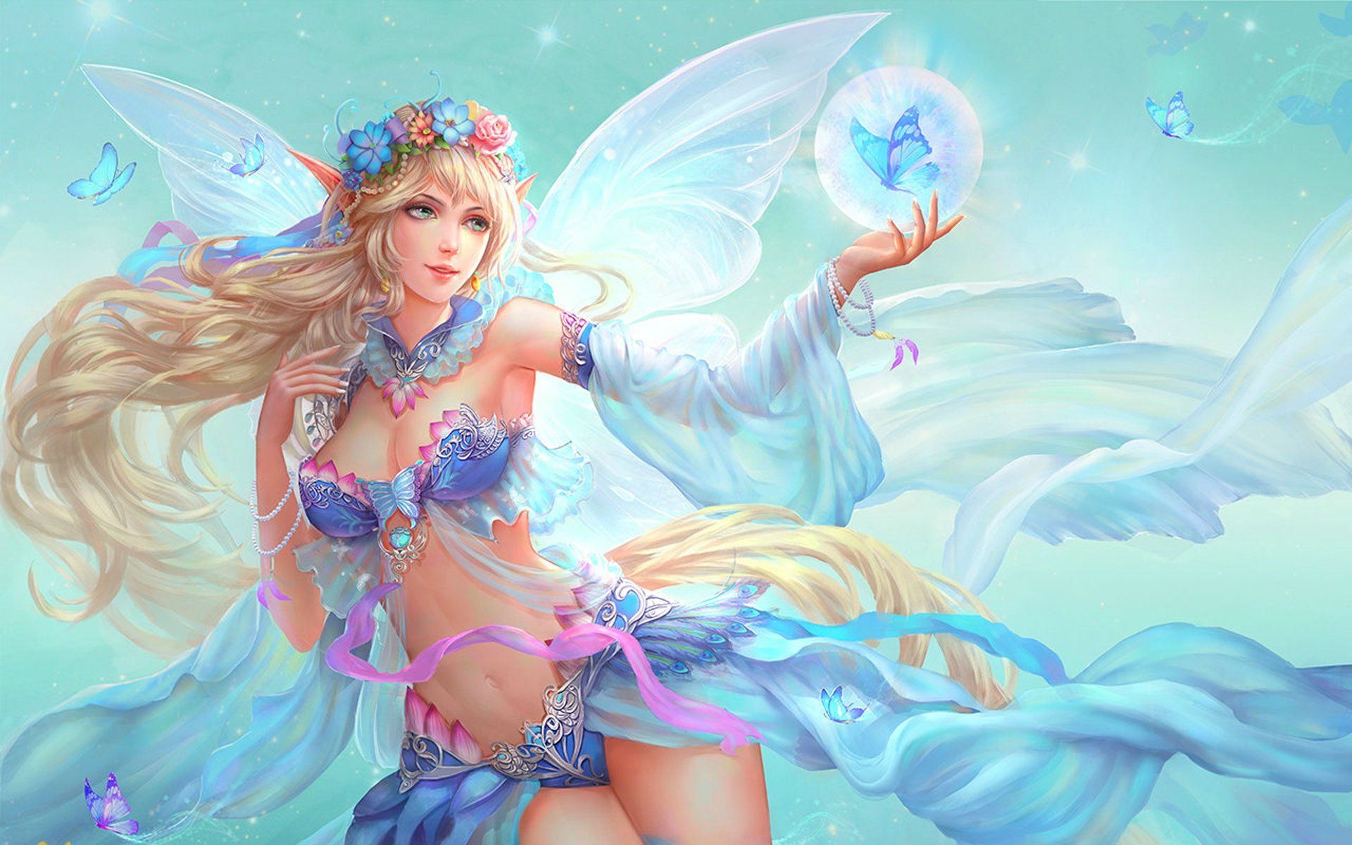 Butterfly Fairy HD Wallpaper