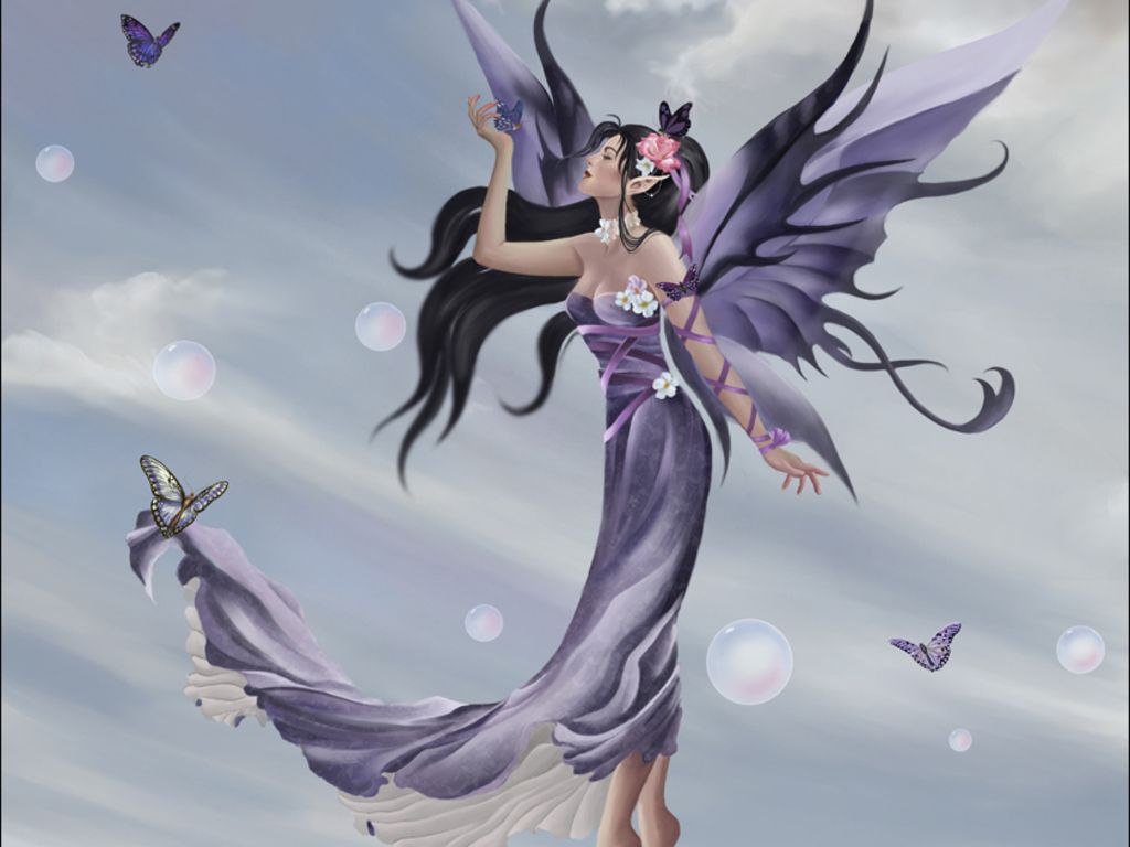 Butterfly Fairy Wallpaper. FAIRIES<3. Fairy picture