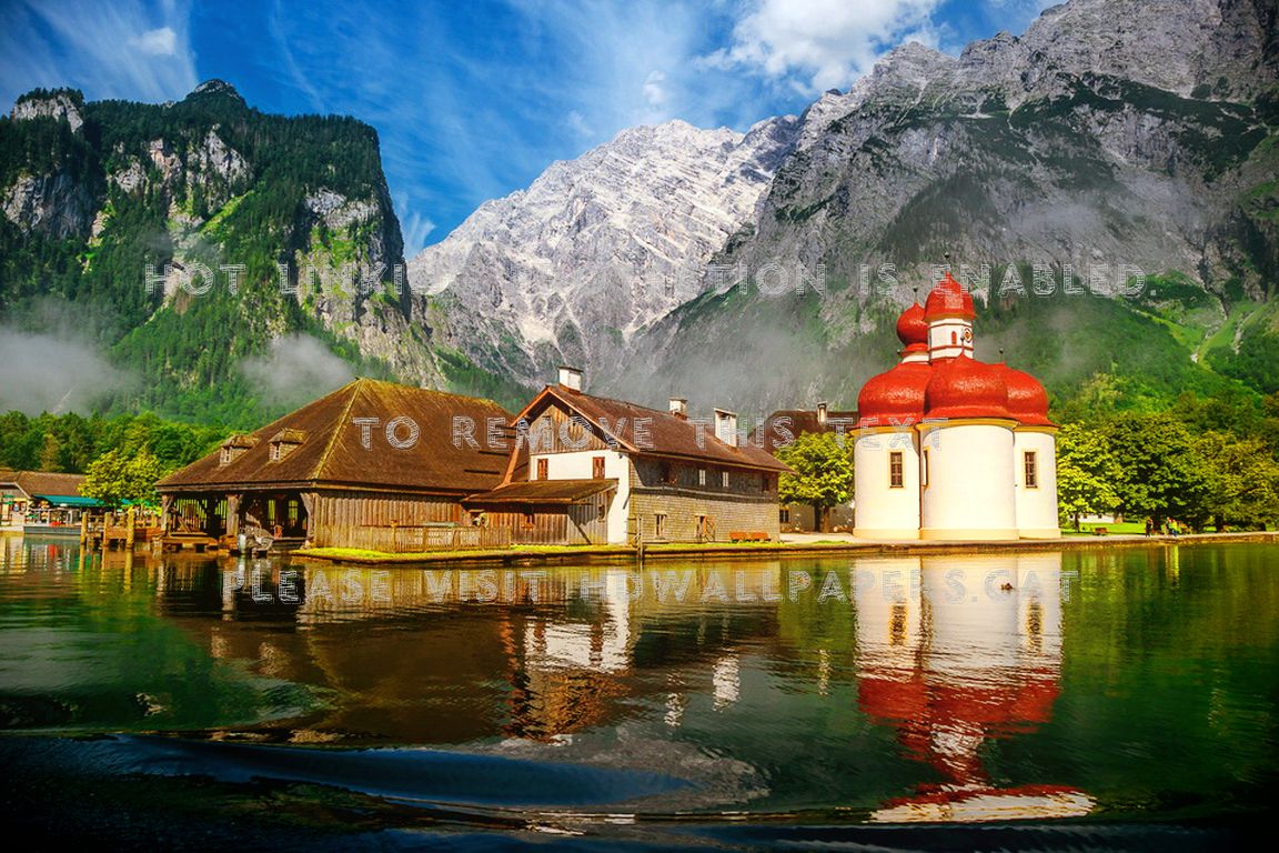 konigssee crystal landscape mountain lake