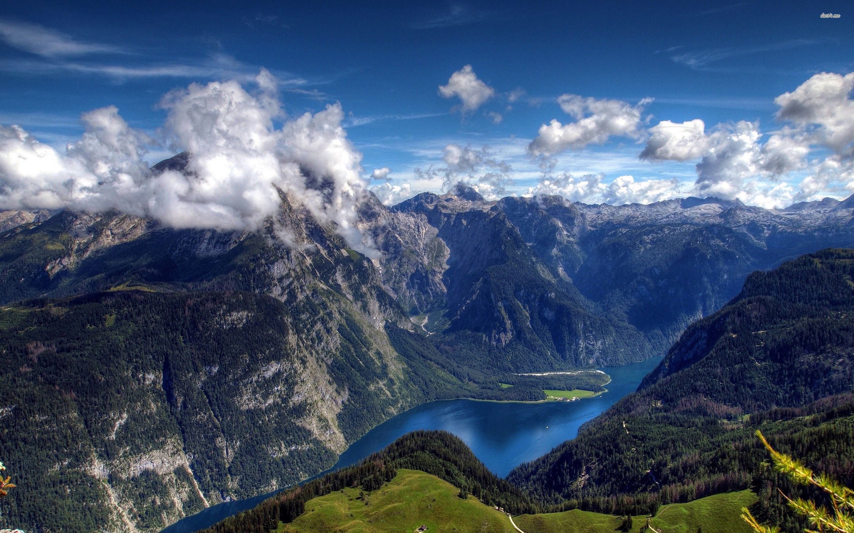 Lake Konigsee, Bavarian Alps, Germany wallpaper