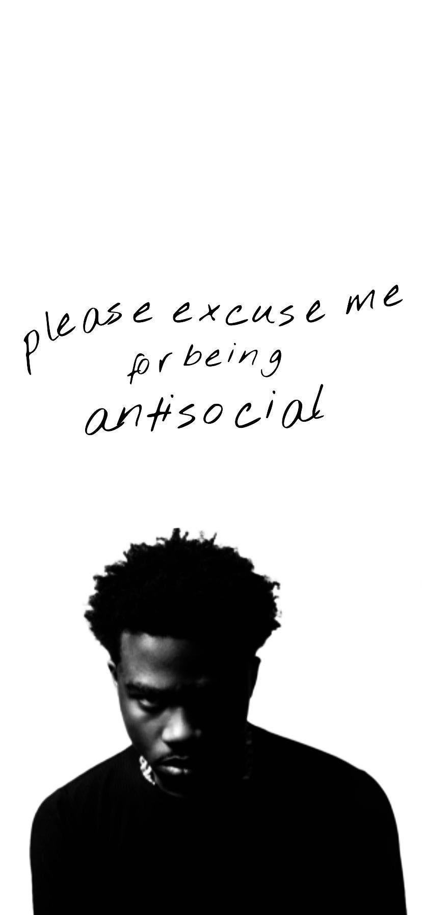 Please Excuse Me For Being Antisocial Wallpapers - Wallpaper Cave