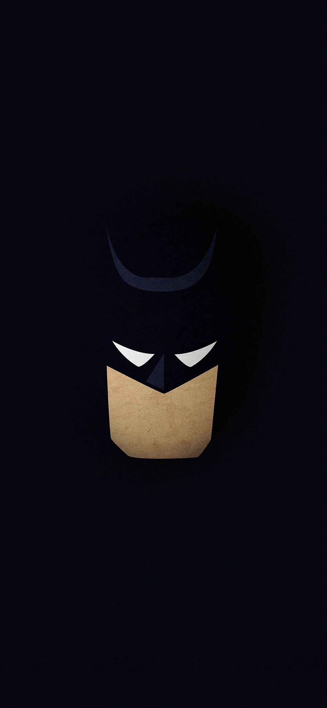 wallpaper batman face dark minimal