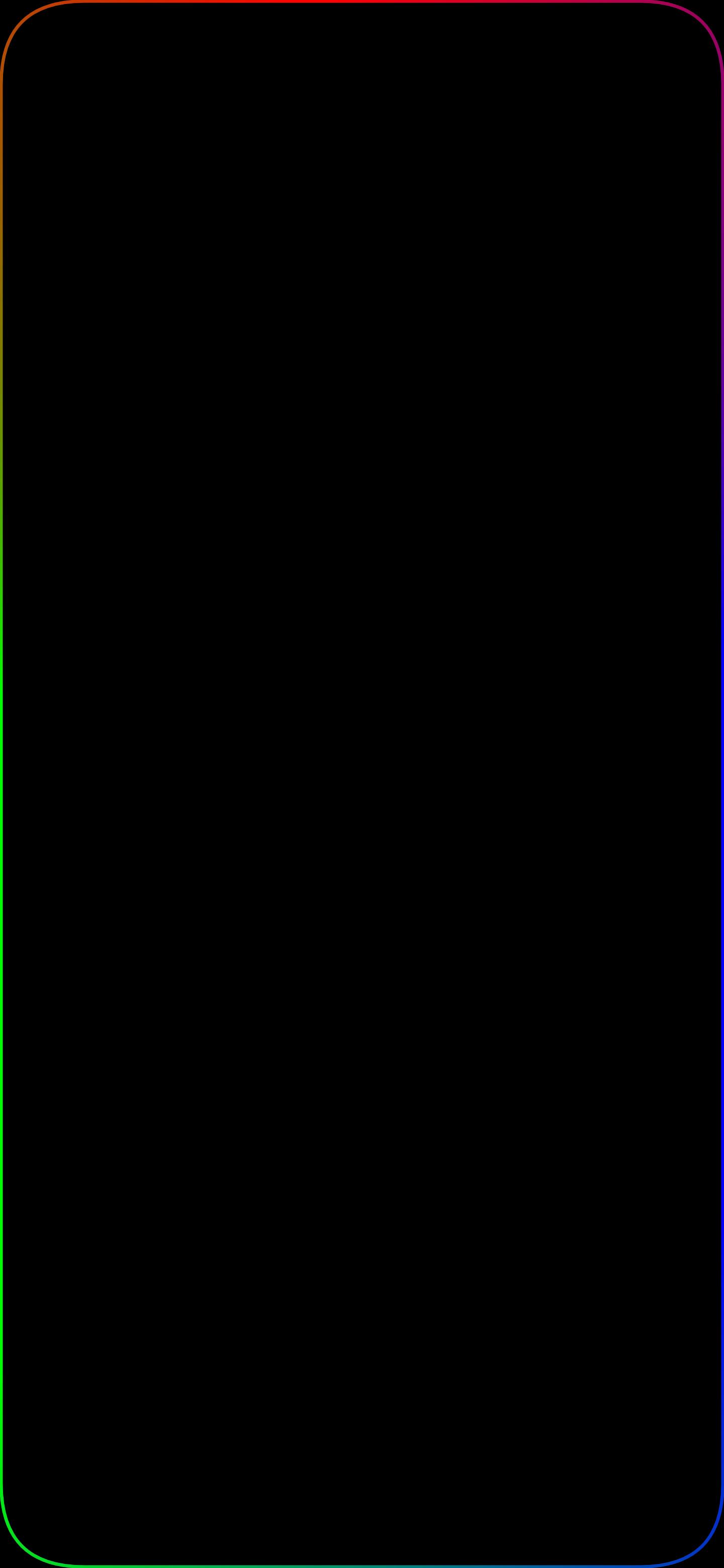 Rainbow Edge for OnePlus 7 pro (1440x3120)
