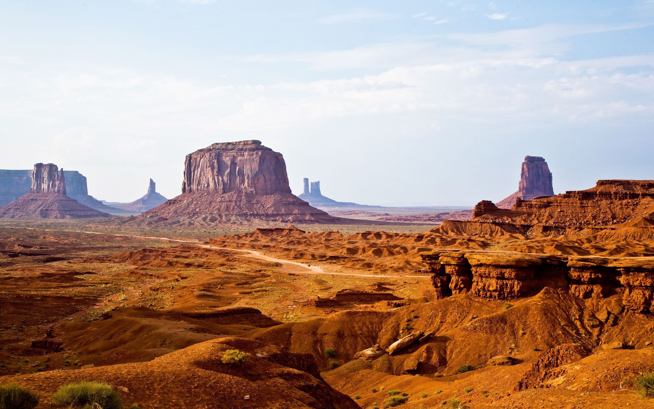 Wild West Desert Area In America Monument Valley Navajo Tribal