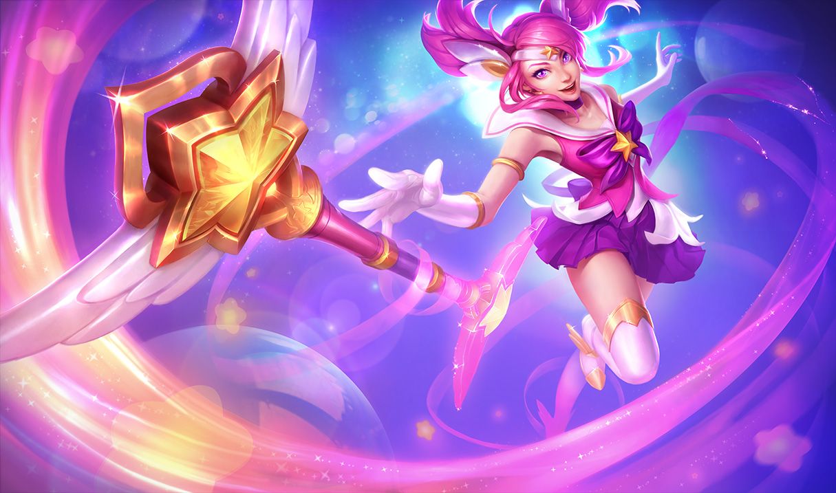Star Guardian Lux Skin of Legends Wallpaper