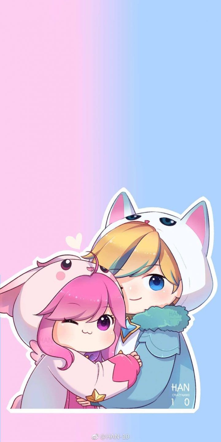 Wallpaper Ez And Lux L League Of Legends Et Ez, HD