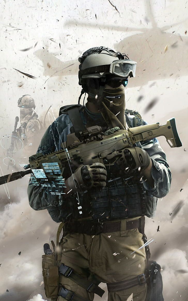 HD wallpaper: Adaptive Combat Rifle, Assault Rifle, ghost recon