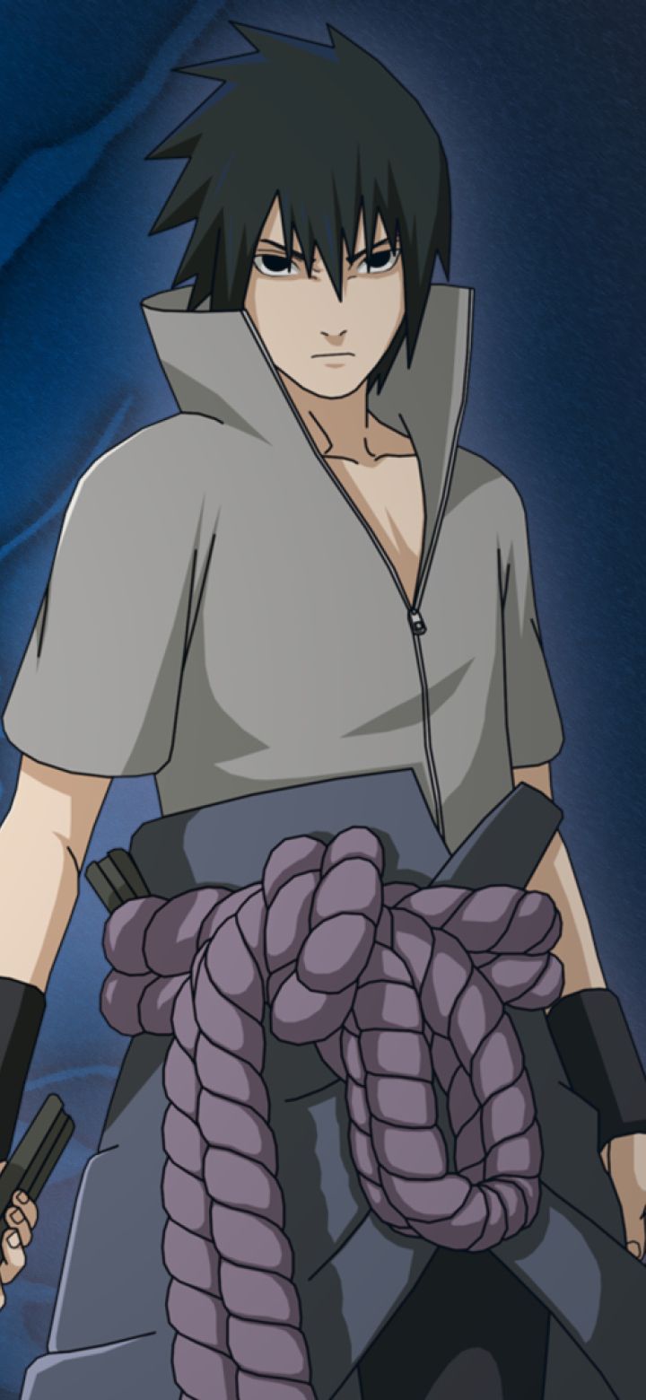 Sasuke Uchiha Naruto Anime 720x1560 Resolution Wallpaper
