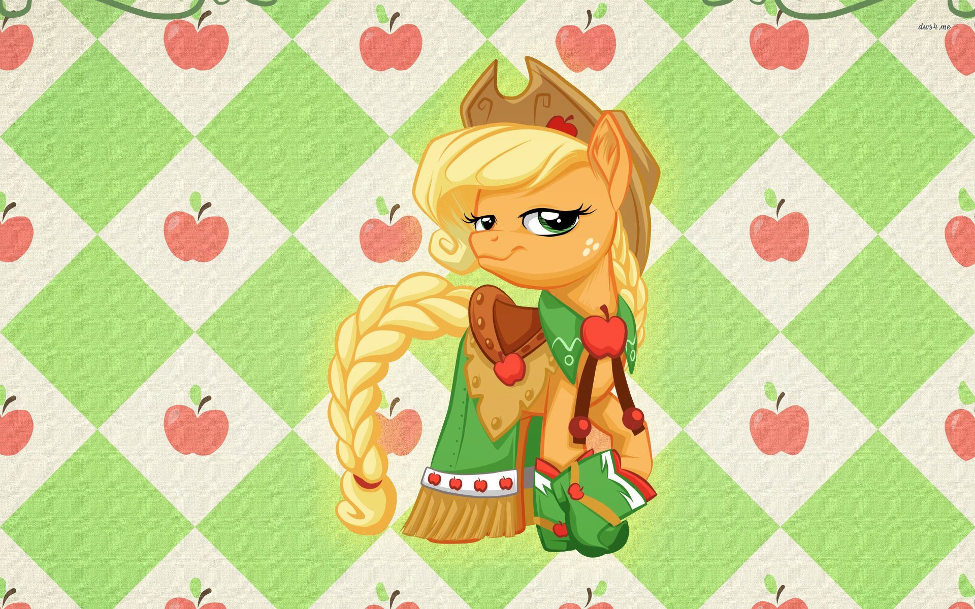 Smug Applejack Little Pony: Friendship Is Magic wallpaper