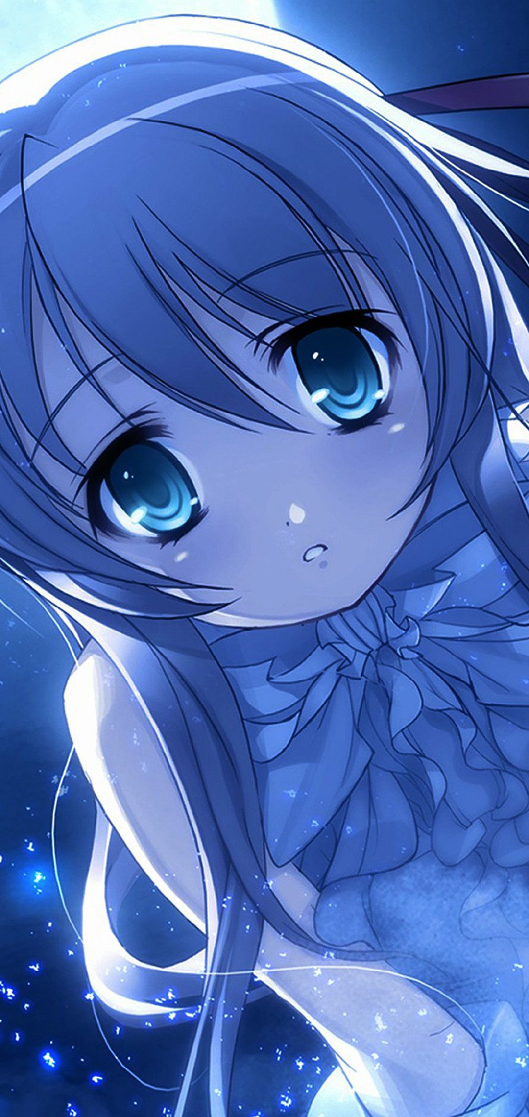 Anime Blue Wallpapers Wallpaper Cave 