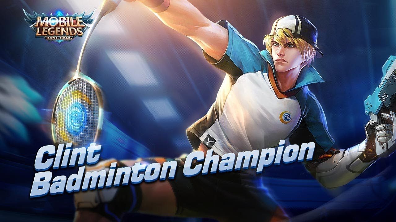 Clint new skin. Badminton Champion. Mobile Legends: Bang Bang