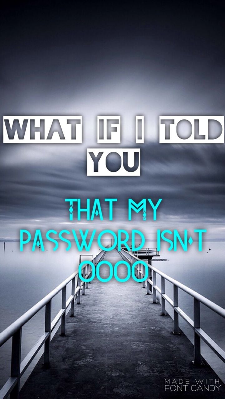iPhone Password, Wallpaper You Dont Know My