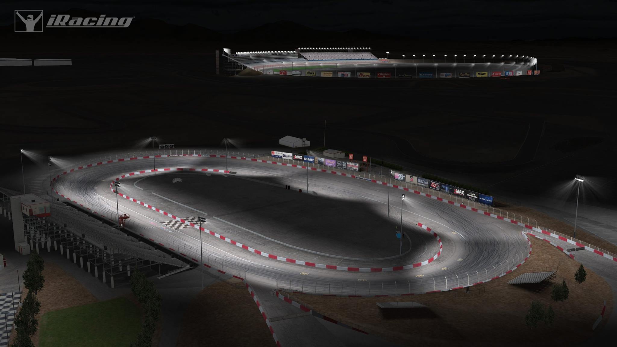 Las Vegas Motor Speedway Bullring iRacing Track Coming