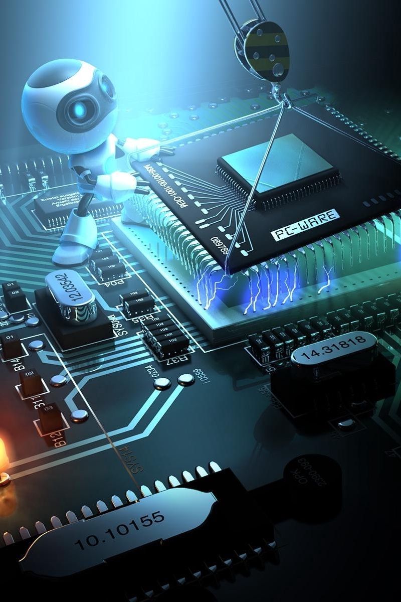 Download wallpaper 800x1200 processor, cpu, upgrade, installation