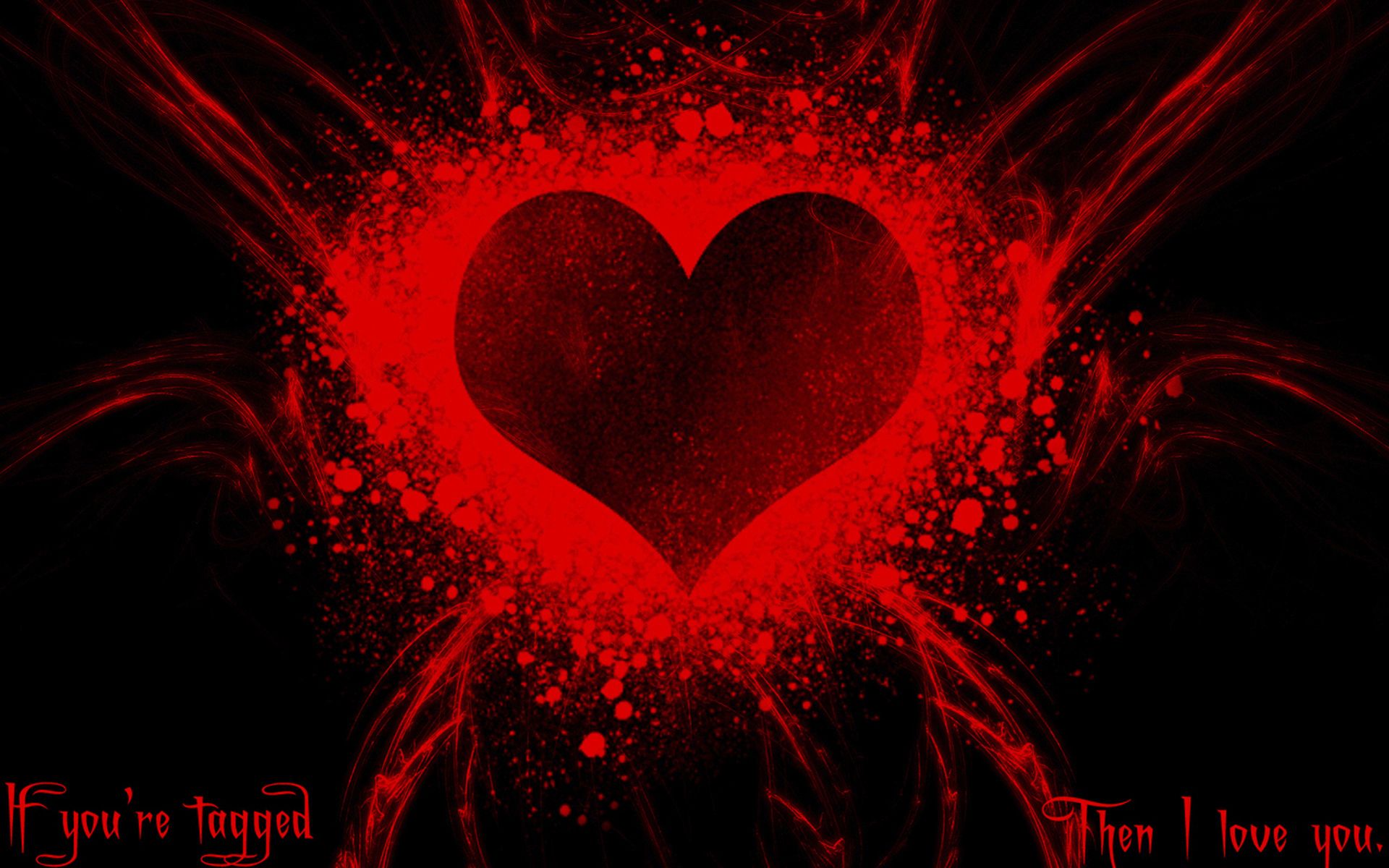 Tagged Heart Love HD Wallpaper, Wallpaper13.com