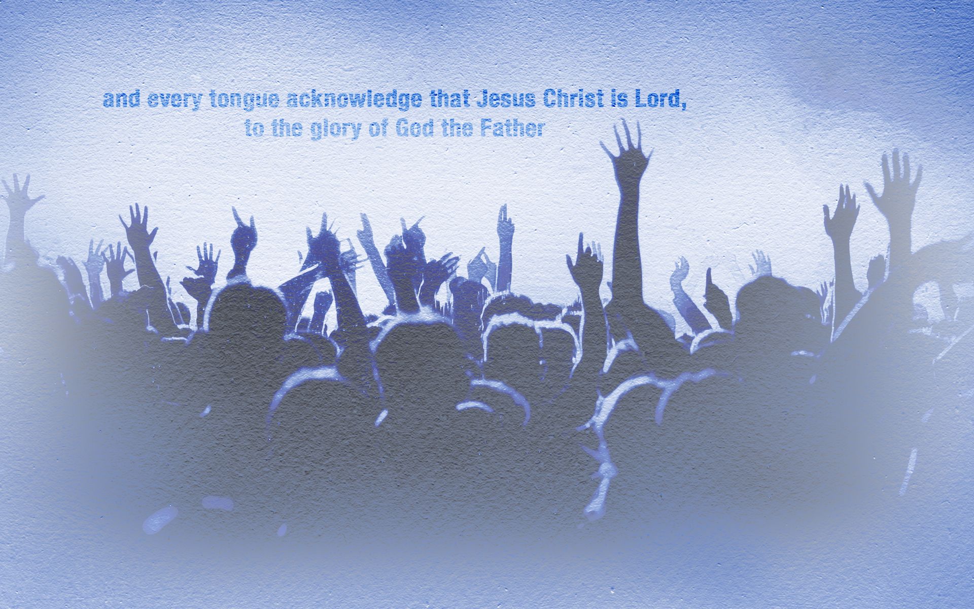 Worship the Lord Wallpaper. April
