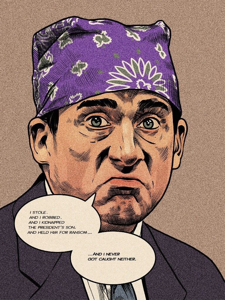 Prison Mike • The Office. Prison mike the office, Office humour