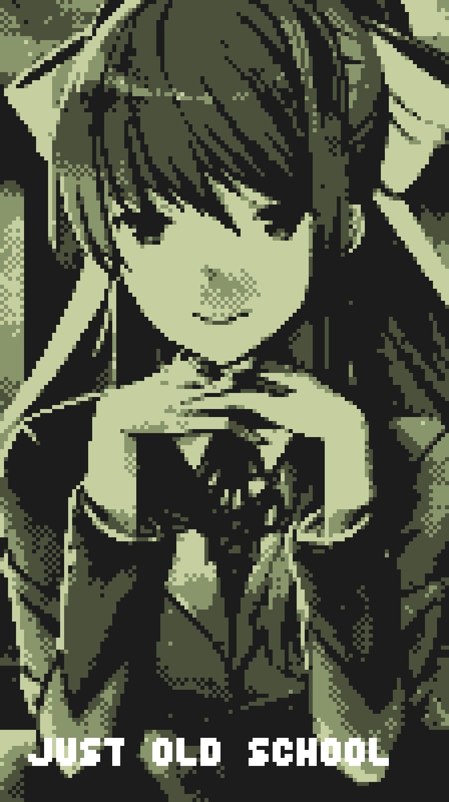 just old school phone wallpaper for the retro fans + ddlc fans