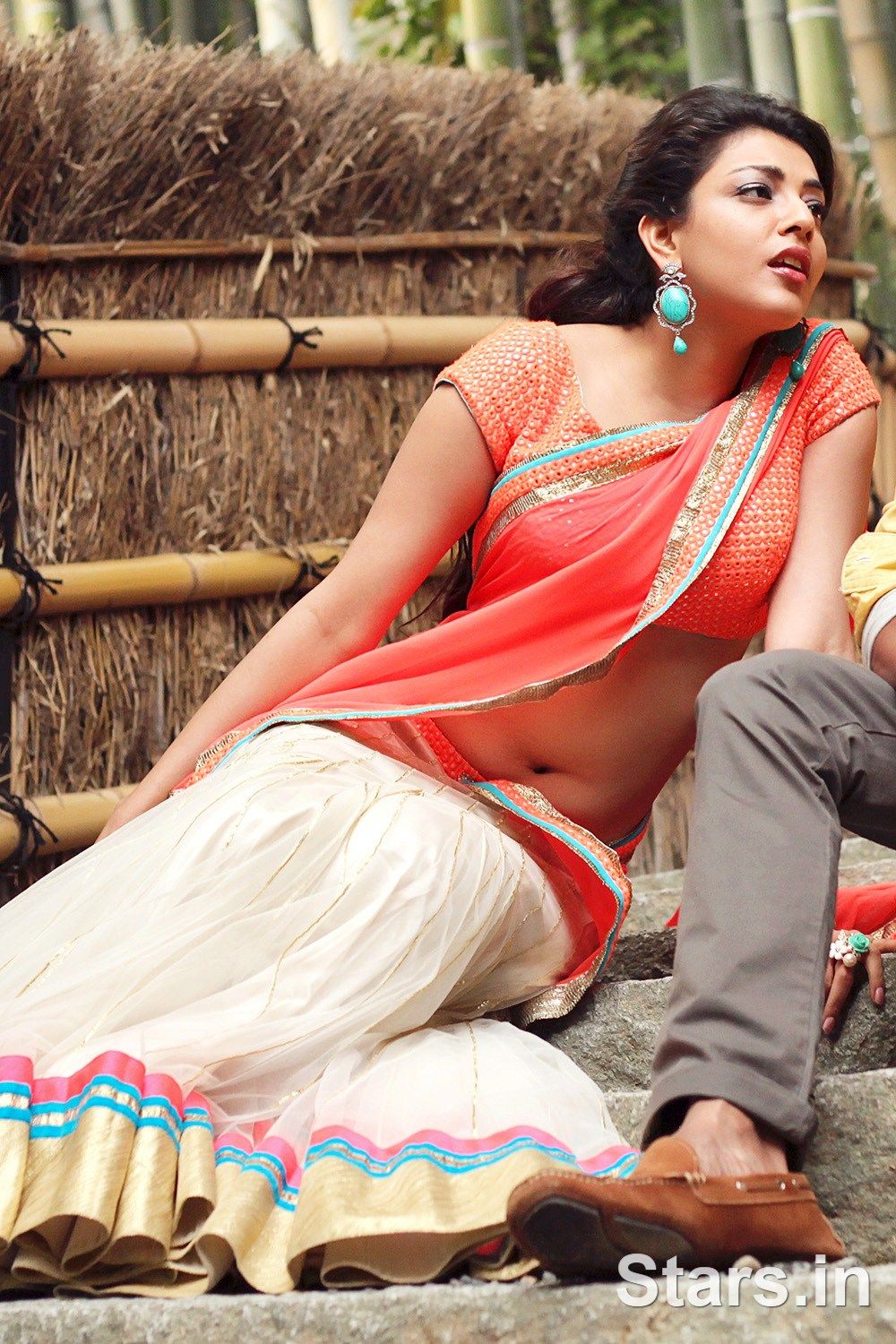 Stars.in Actress Kajal Agarwal Latest Saree Stills