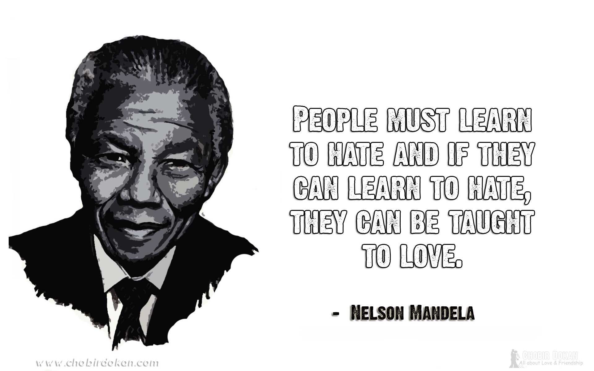 Nelson Mandela Quotes On Love People Love Quotes