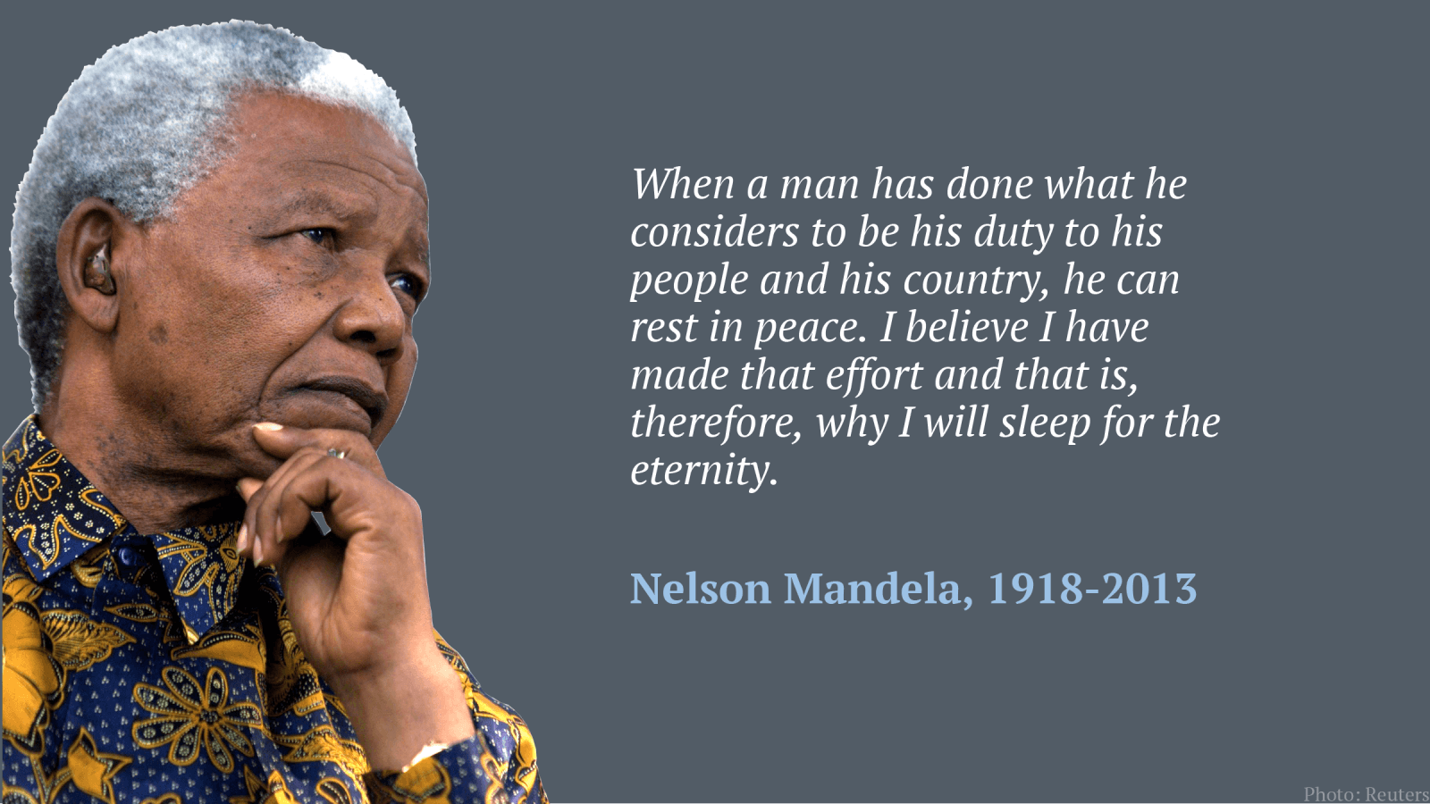 The wisdom of Nelson Mandela: quotes from the most inspiring