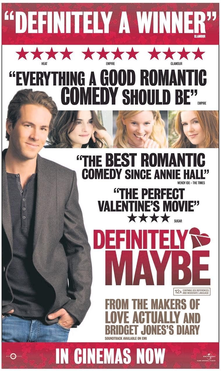 Definitely, Maybe Dvd cover Image, Picture, Photo