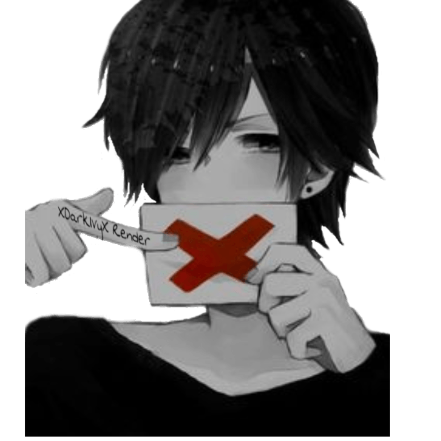 Sad Anime Boy Transparent & PNG Clipart Free Download