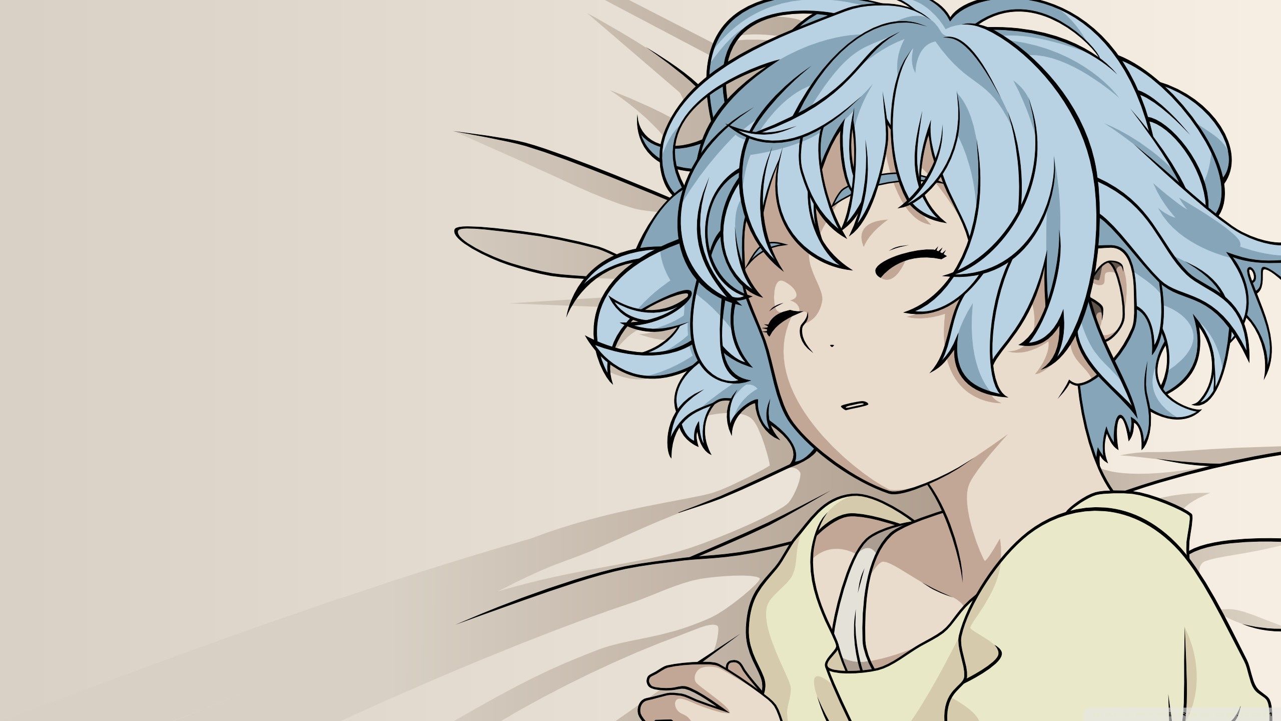 Anime Girl Sleeping Ultra HD Desktop Background Wallpaper for 4K