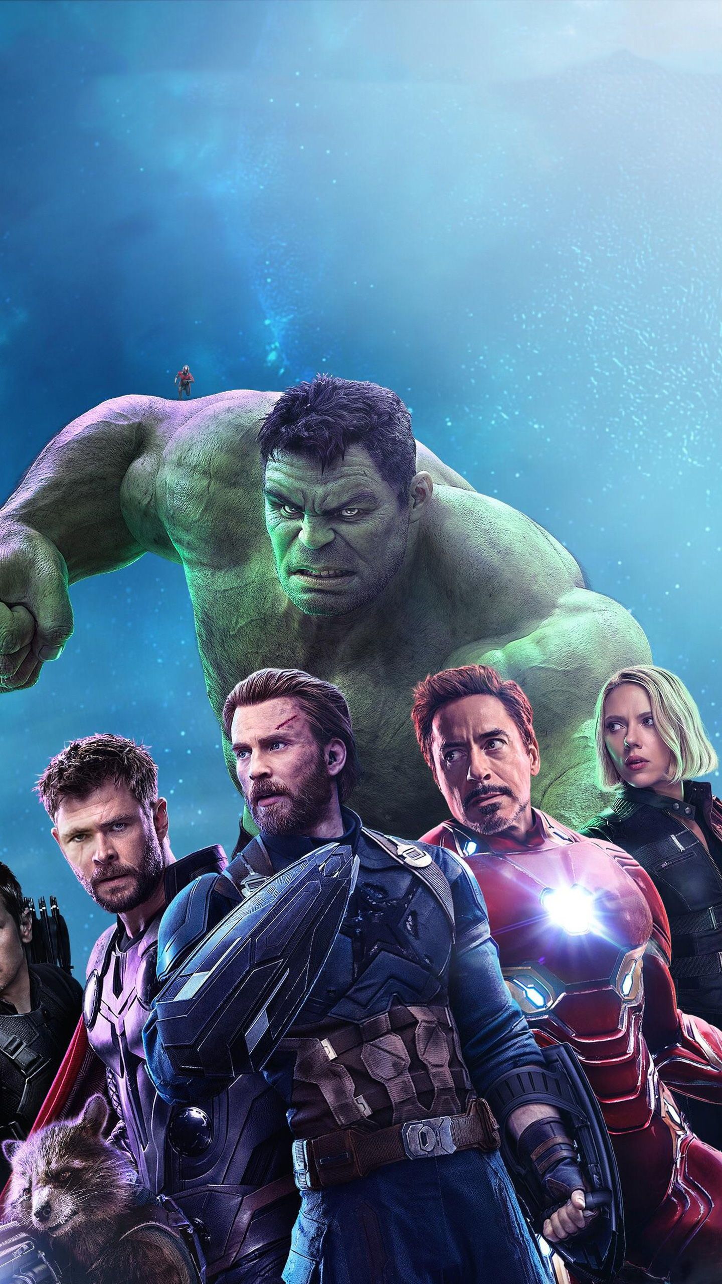 Download wallpaper night, rain, the game, Hulk, Marvel's Avengers