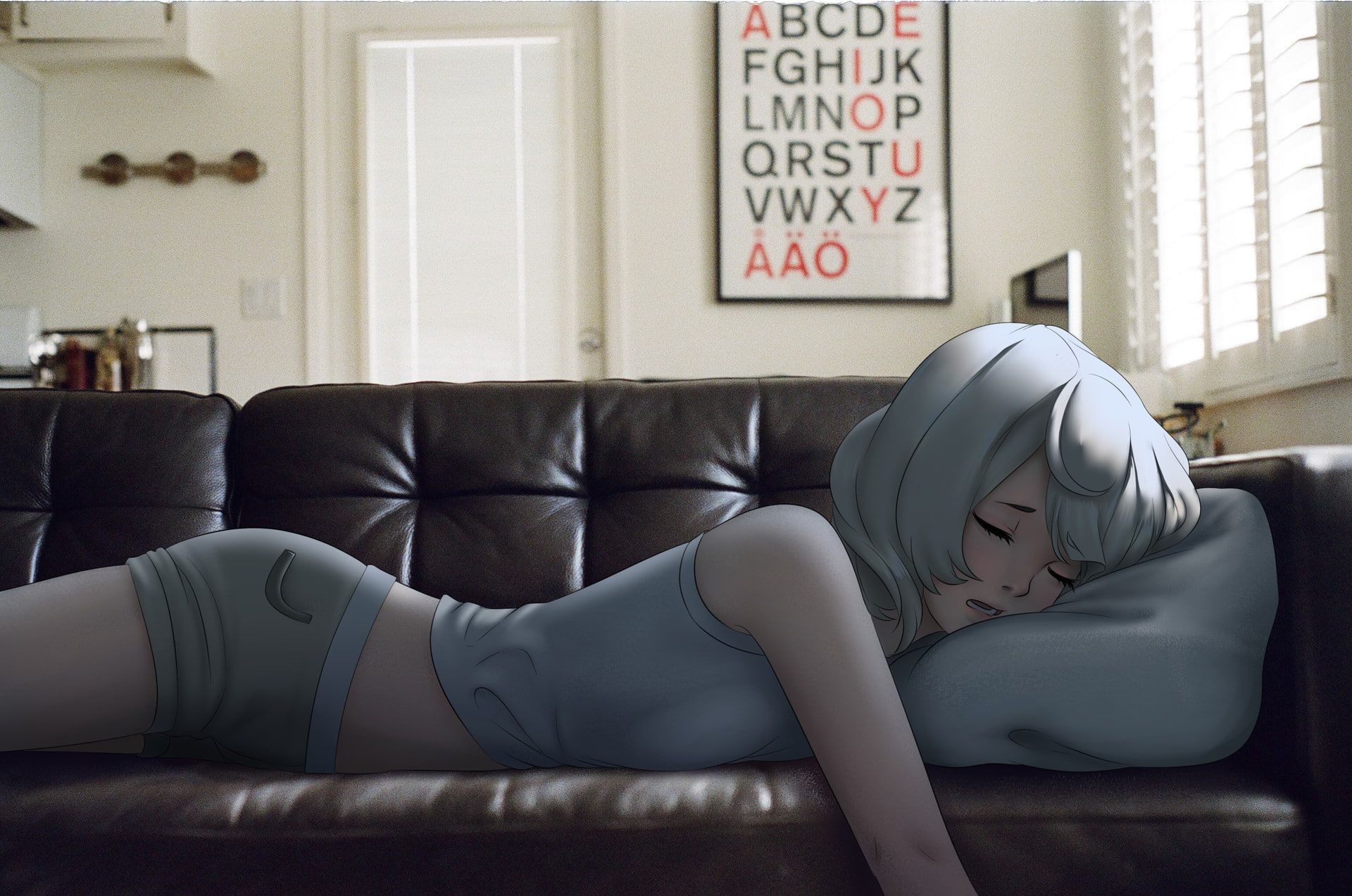 Anime girl sleeping HD wallpaper free download
