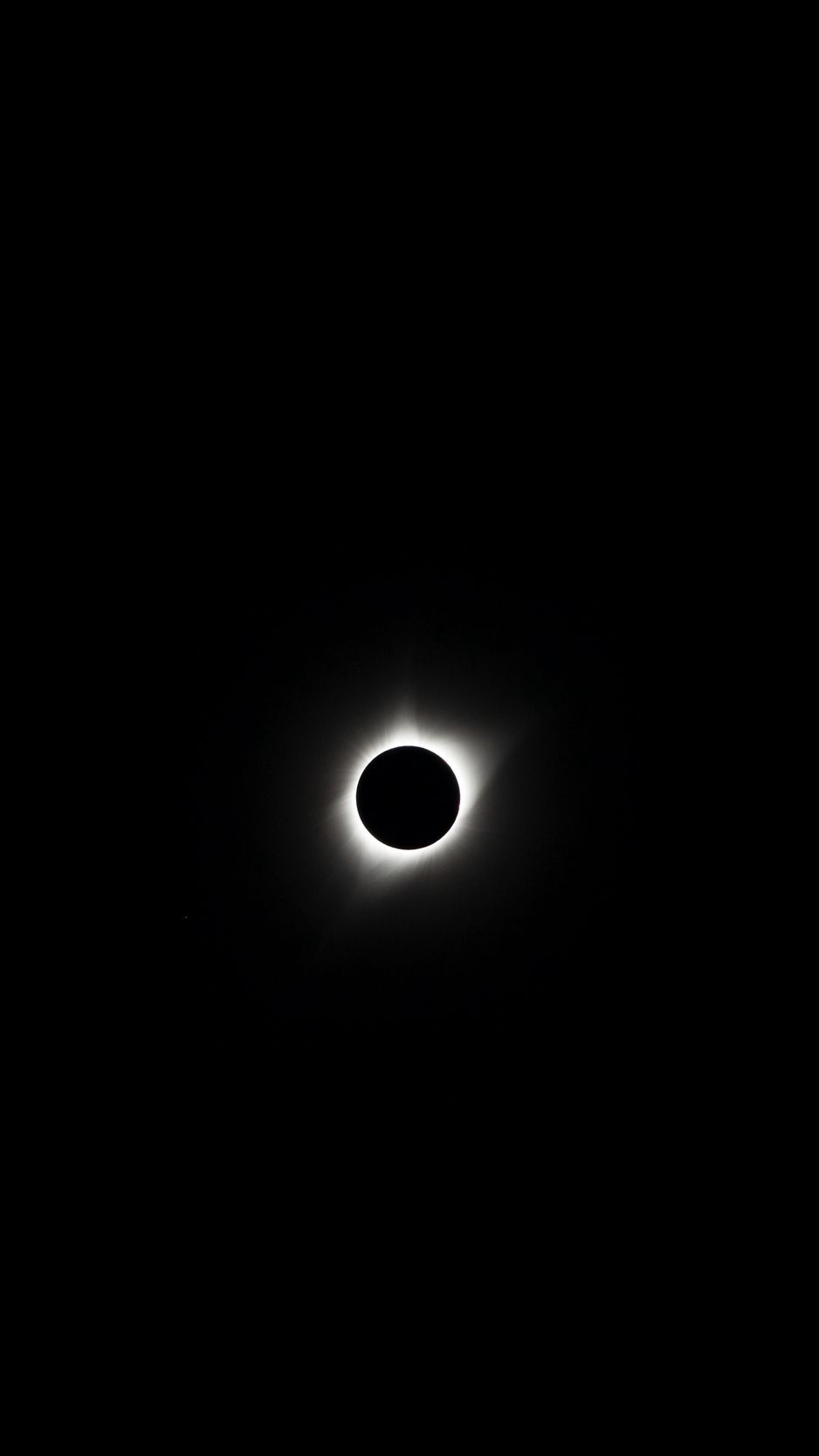 Download wallpaper 938x1668 eclipse, moon, dark background iphone