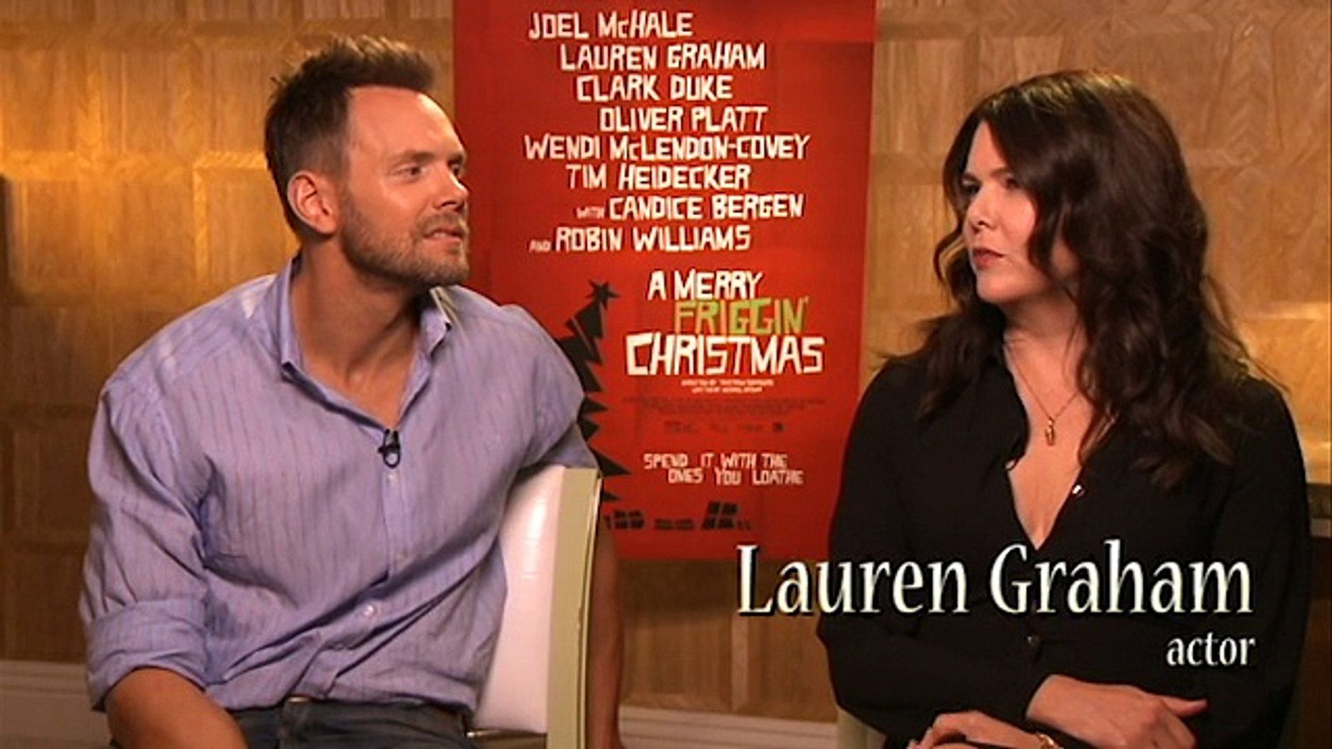 Interview Joel McHale and Lauren Graham
