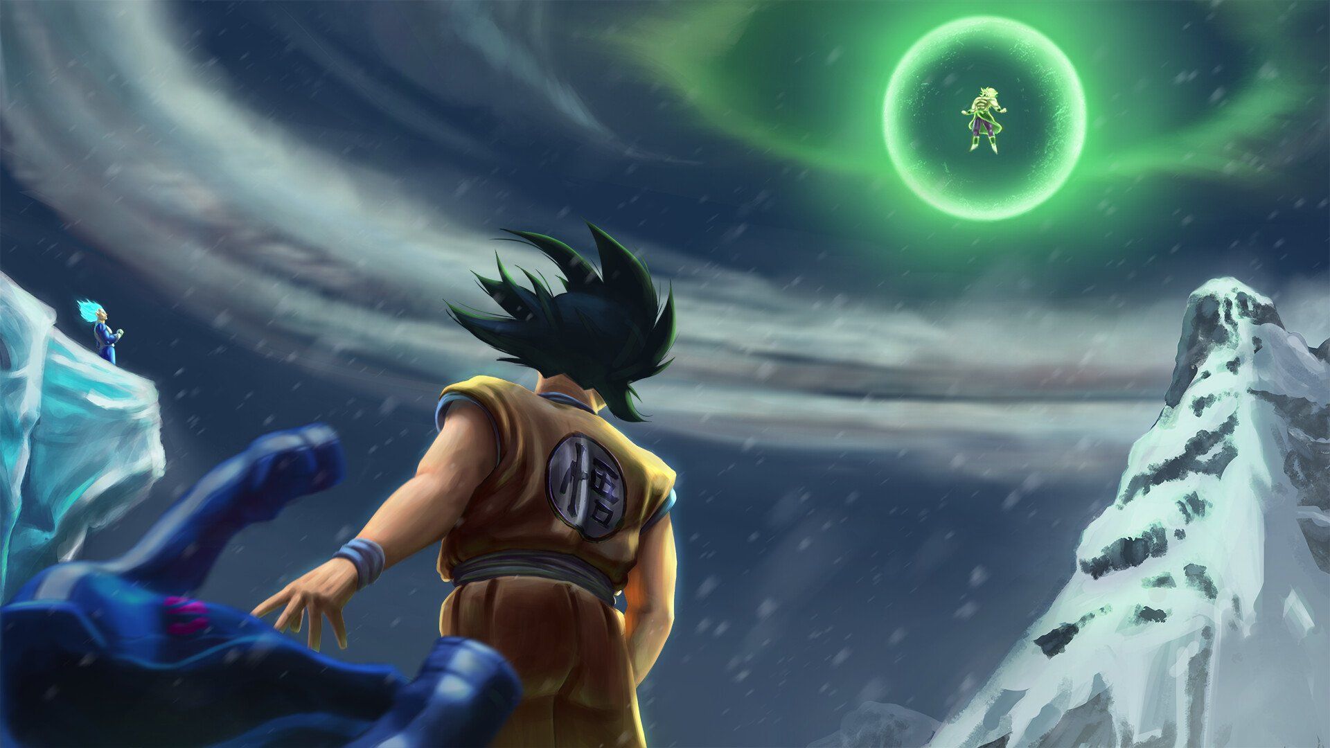 Goku / Vegeta Vs Broly Movie Dragon Ball Super: Broly Broly